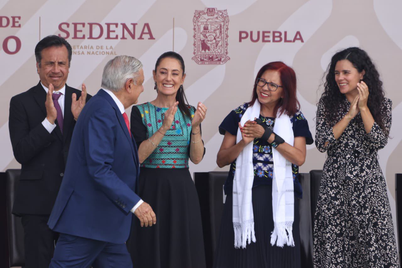 Puebla Claudia Sheinbaum 
(Twitter@Claudiashein)