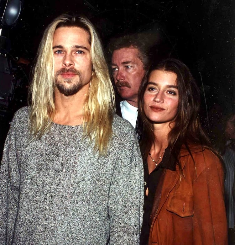 Jikta Pohlodek, modelo y actriz checa, acompañó a Brad Pitt al estreno en 1994 de 