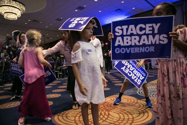 La movilizaciÃ³n de los votantes fue crucial en la campaÃ±a deÂ Stacey Abrams. (Jessica McGowan/Getty Images/AFP)