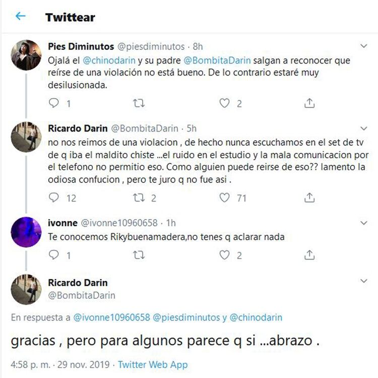 La explicación de Ricardo Darín sobre lo sucedido en el programa español (Foto: Twitter)
