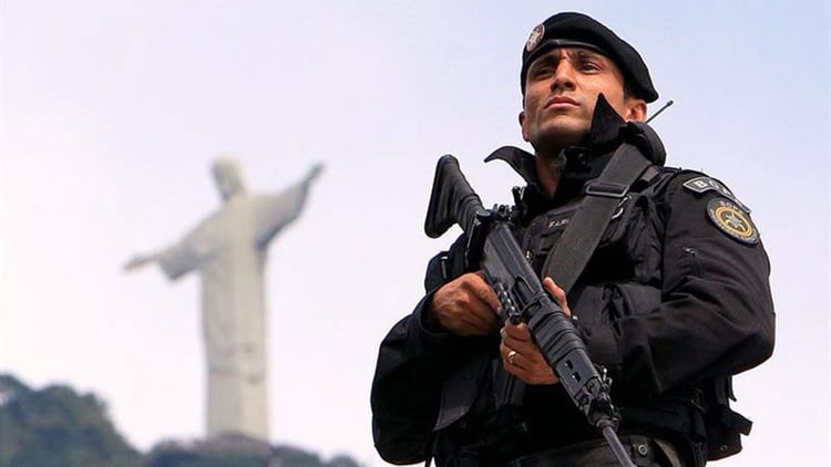 Un oficial en RÃ­o de Janeiro