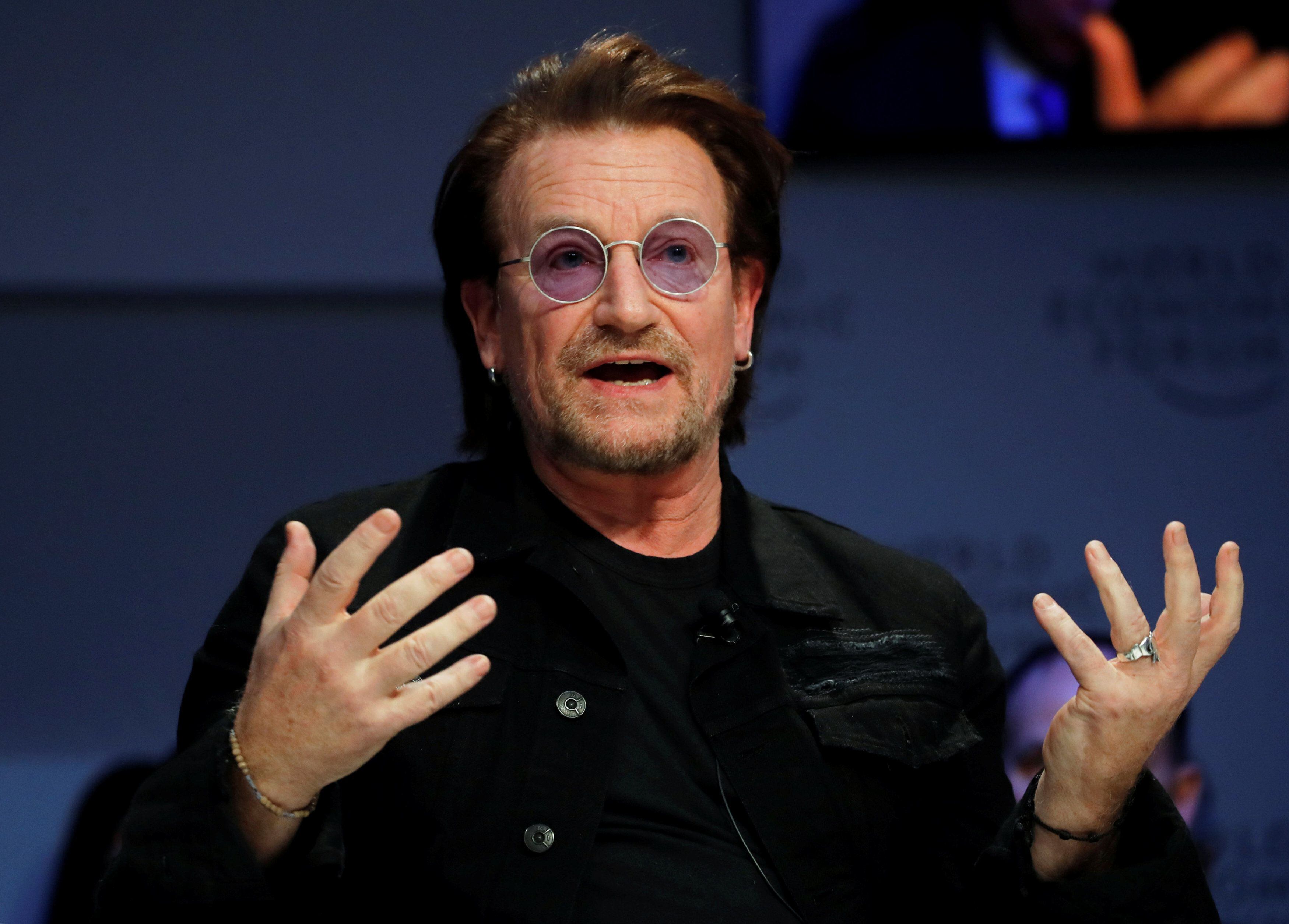 El músico irlandés Bono toma distancia de la "visión hippie de Cristo"
(foto de archivo, año 2019. REUTERS/Arnd Wiegmann)