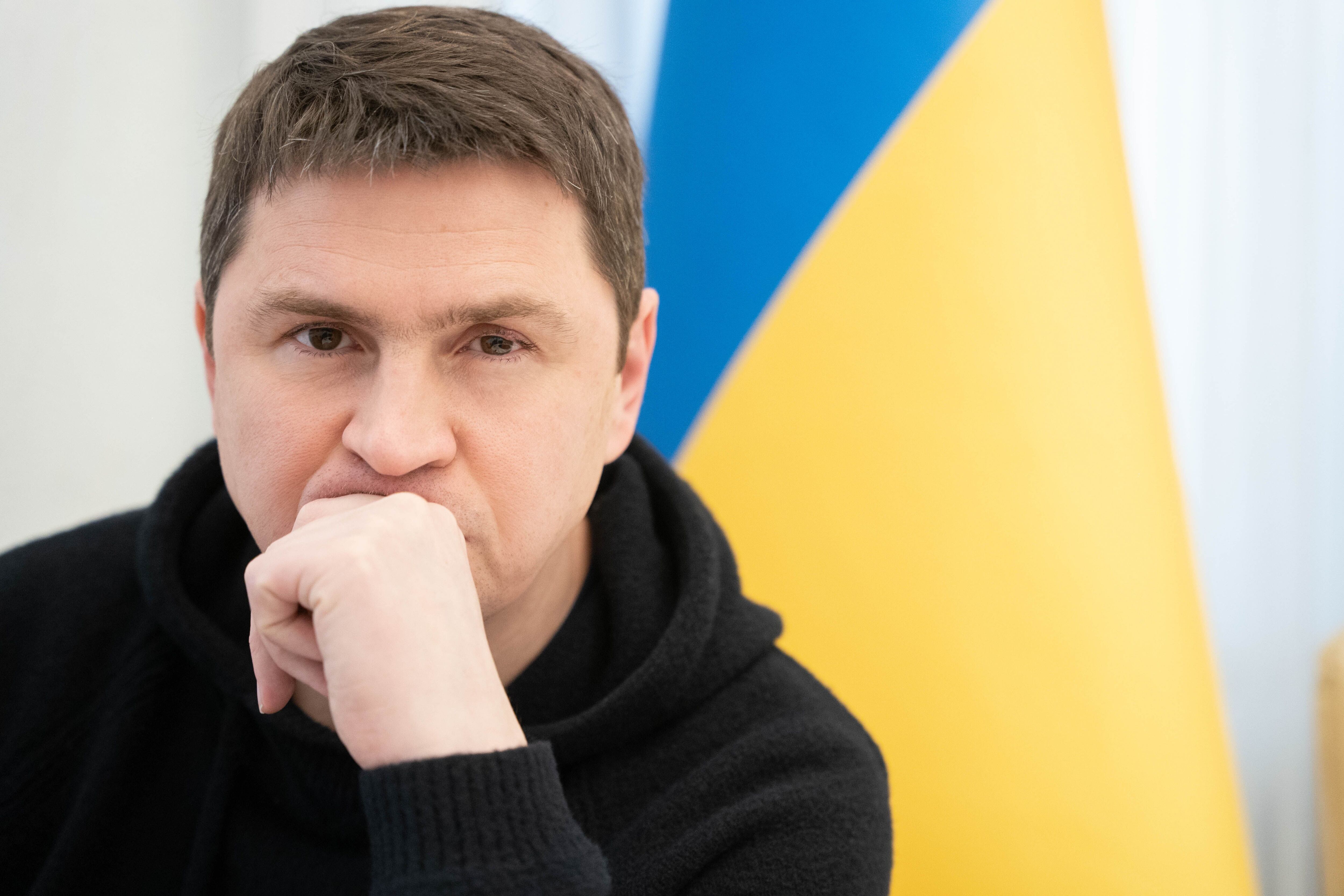 El principal asesor de la Presidencia de Ucrania, Mijailo Podoliak (Credito foto: Franco Fafasuli)