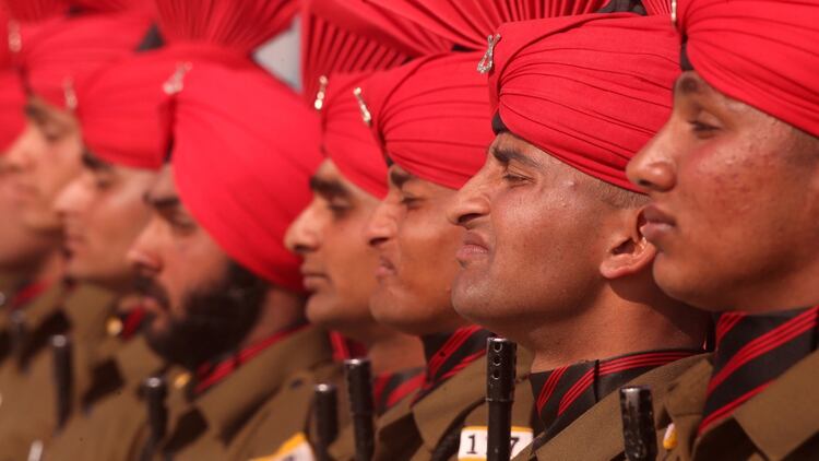 Miembro de el ejército de India. (Reuters)