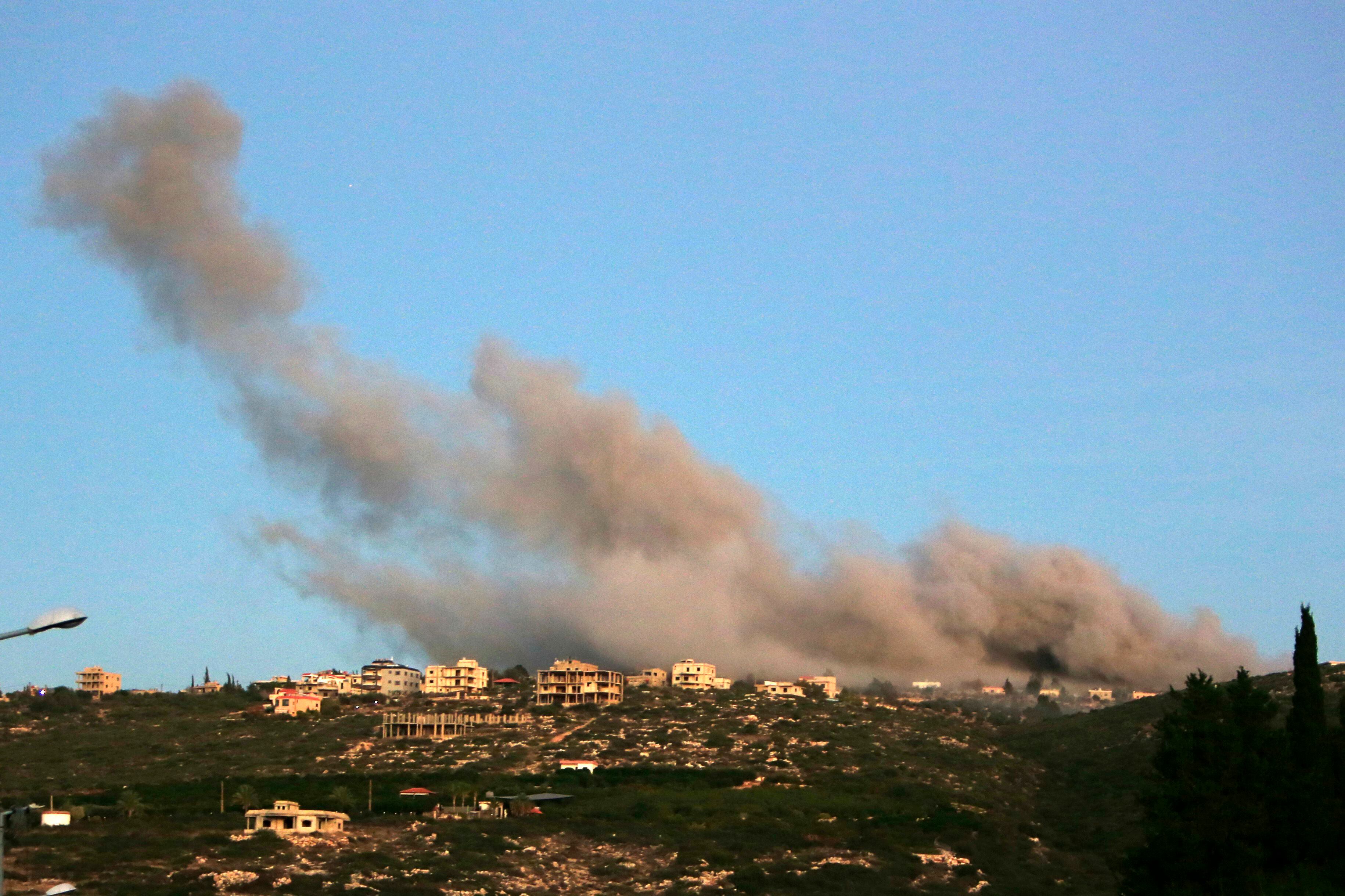 El Ejército de Israel respondió con bombardeos de artillería a los ataques desde el Líbano. Europa Press/Contacto/Ali Hashisho 