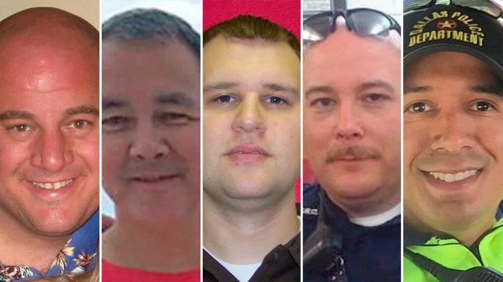 Los 5 policías asesinados