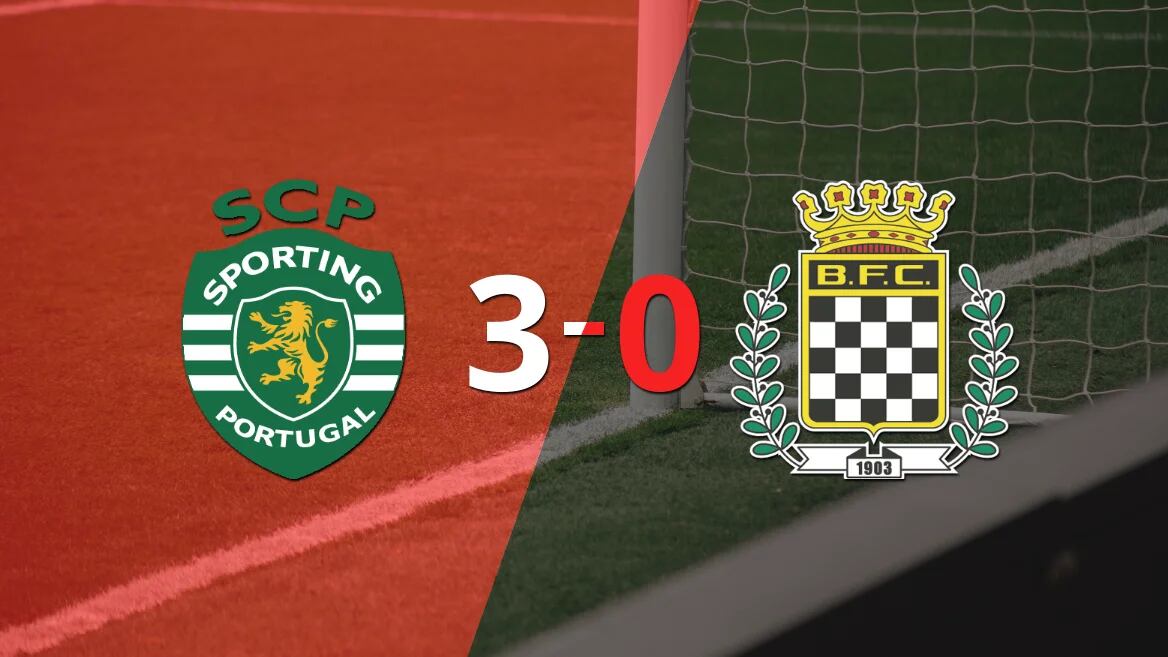 Boavista se fue goleado 3-0 en su visita a Sporting Lisboa