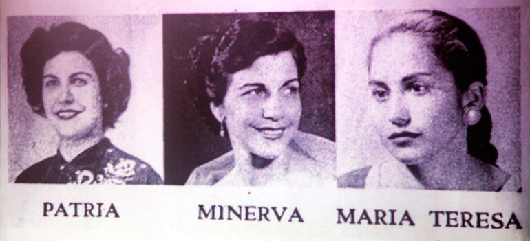 Las verdaderas hermanas Mirabal: Patria, Minerva y María Teresa. (Foto cortesía)