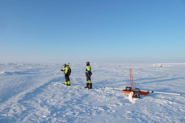 La exploración en Groenlandia se dio entre marzo y abril (NASA)