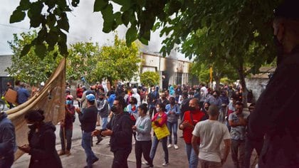 Marcha minera en Andalgalá, Catamarca, contra el proyecto Agua Rica
