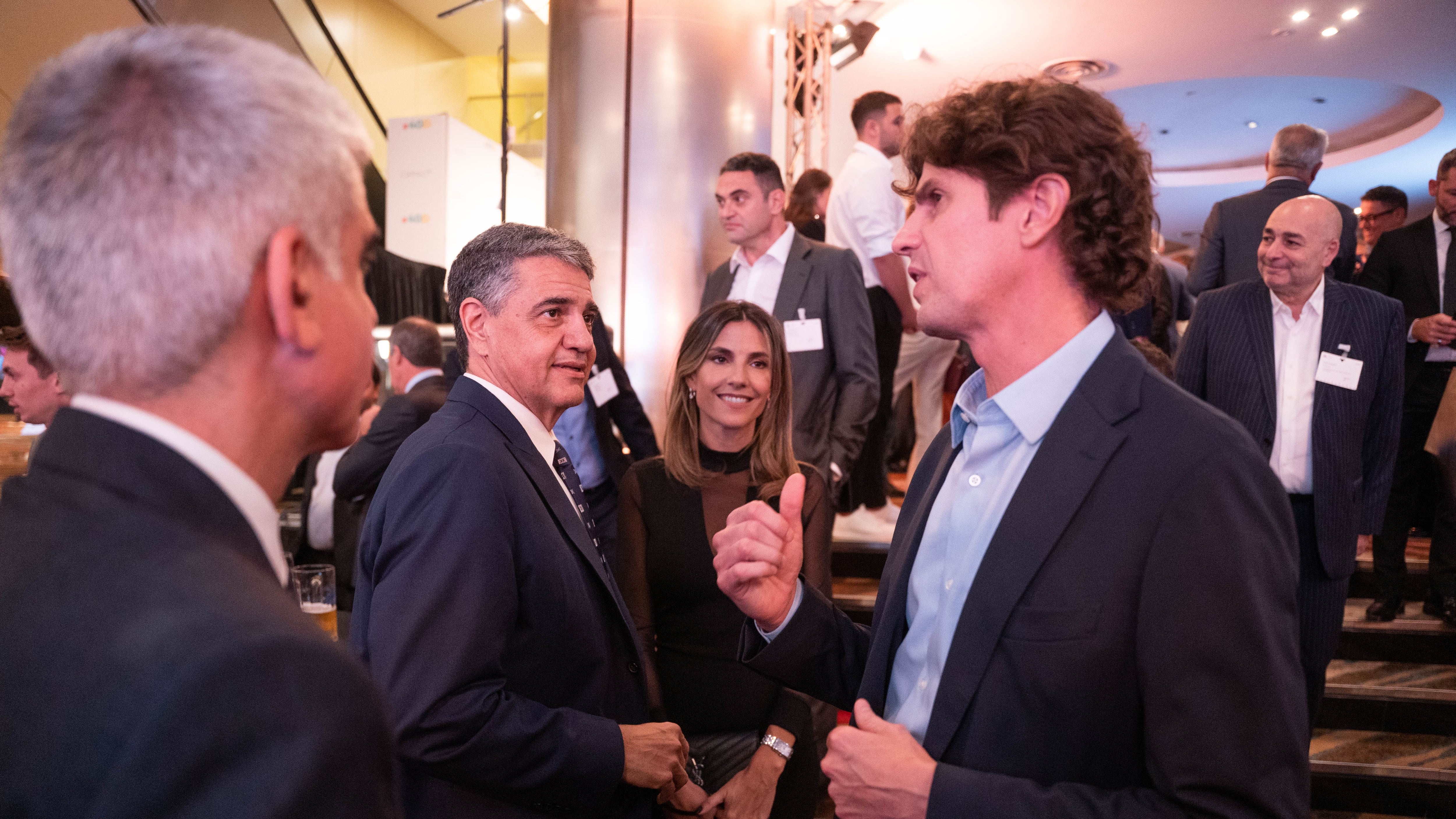 Jorge Macri y Martín Loustau (Credito foto: Franco Fafasuli)