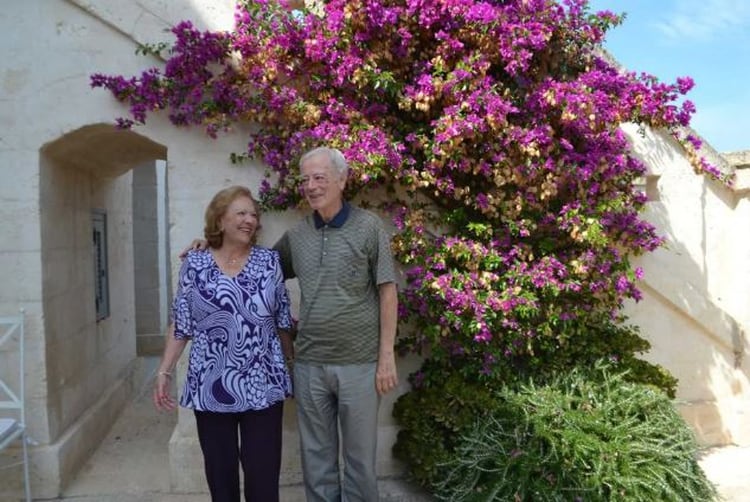 Marilena Lerario y Aldo Sportelli el día de su reencuentro. Habían pasado 68 años desde el último adiós (Gentileza The Washington Post)