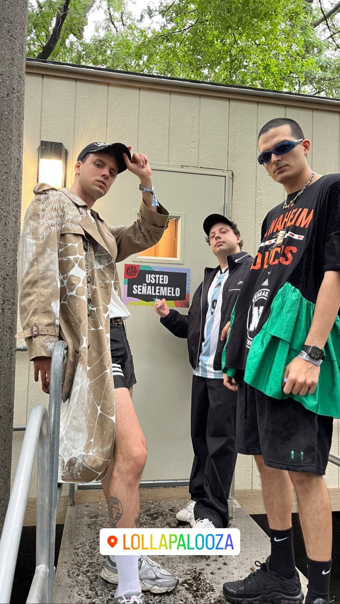 Los looks deportivos del trío, una declaración de argentinidad (Instagram)