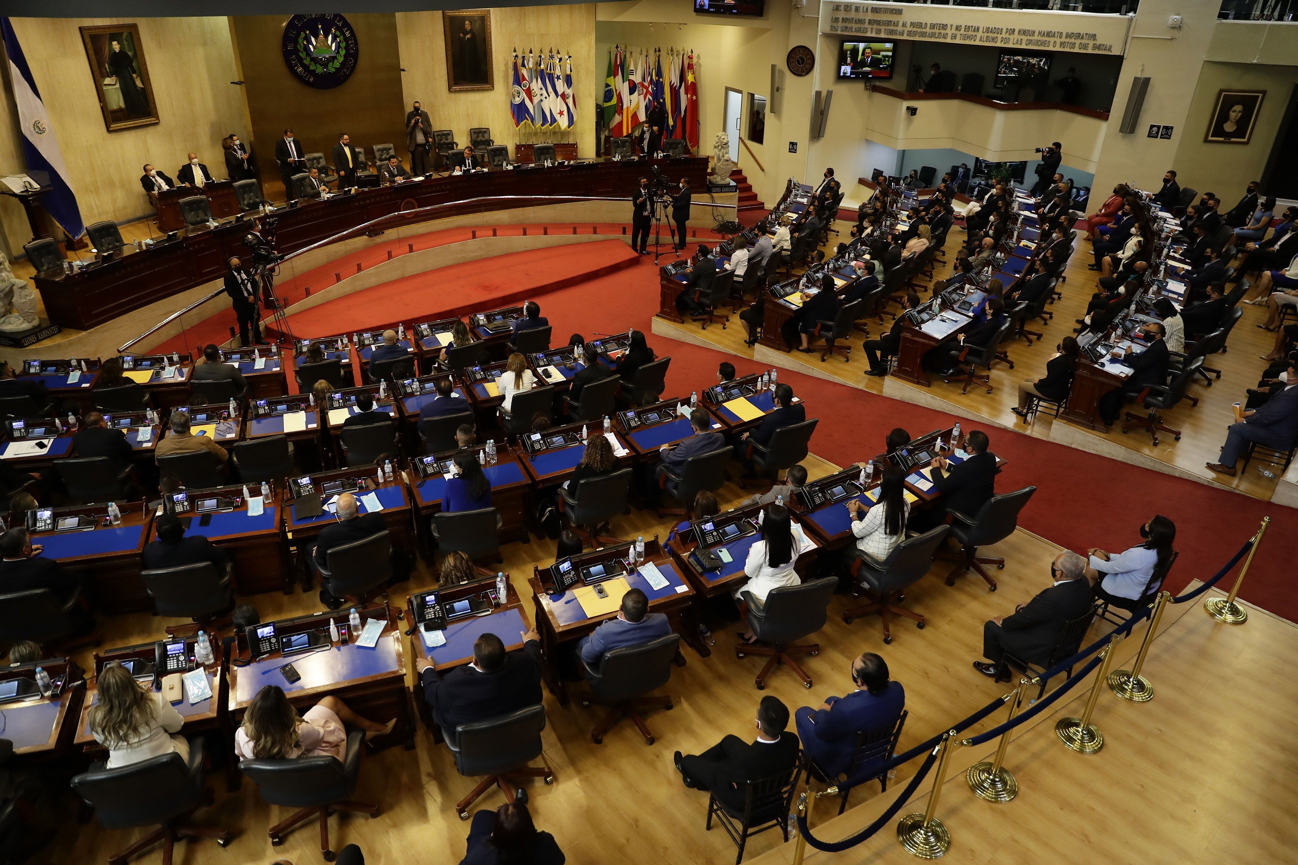 Archive photograph of the Legislative Assembly of El Salvador.  EFE / Rodrigo Sura
