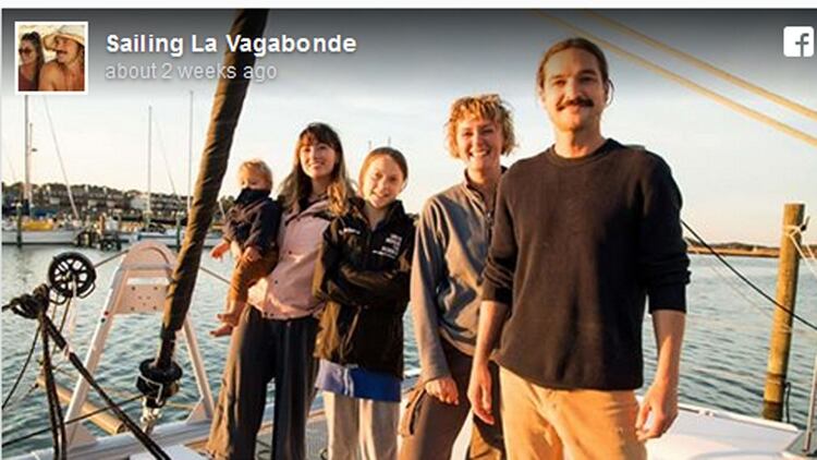 La familia australiana que cobija a Greta en su periplo a Europa para asistir a la Conferencia de Cambio Climático en Madrid (La Vagabonde)