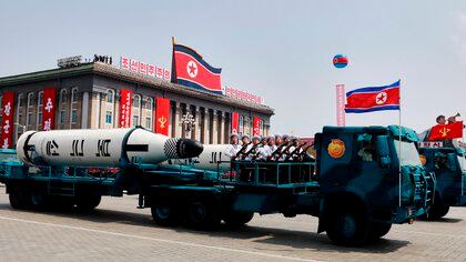 Según Seúl, Pyongyang parece haber realizado un desfile militar al amanecer.