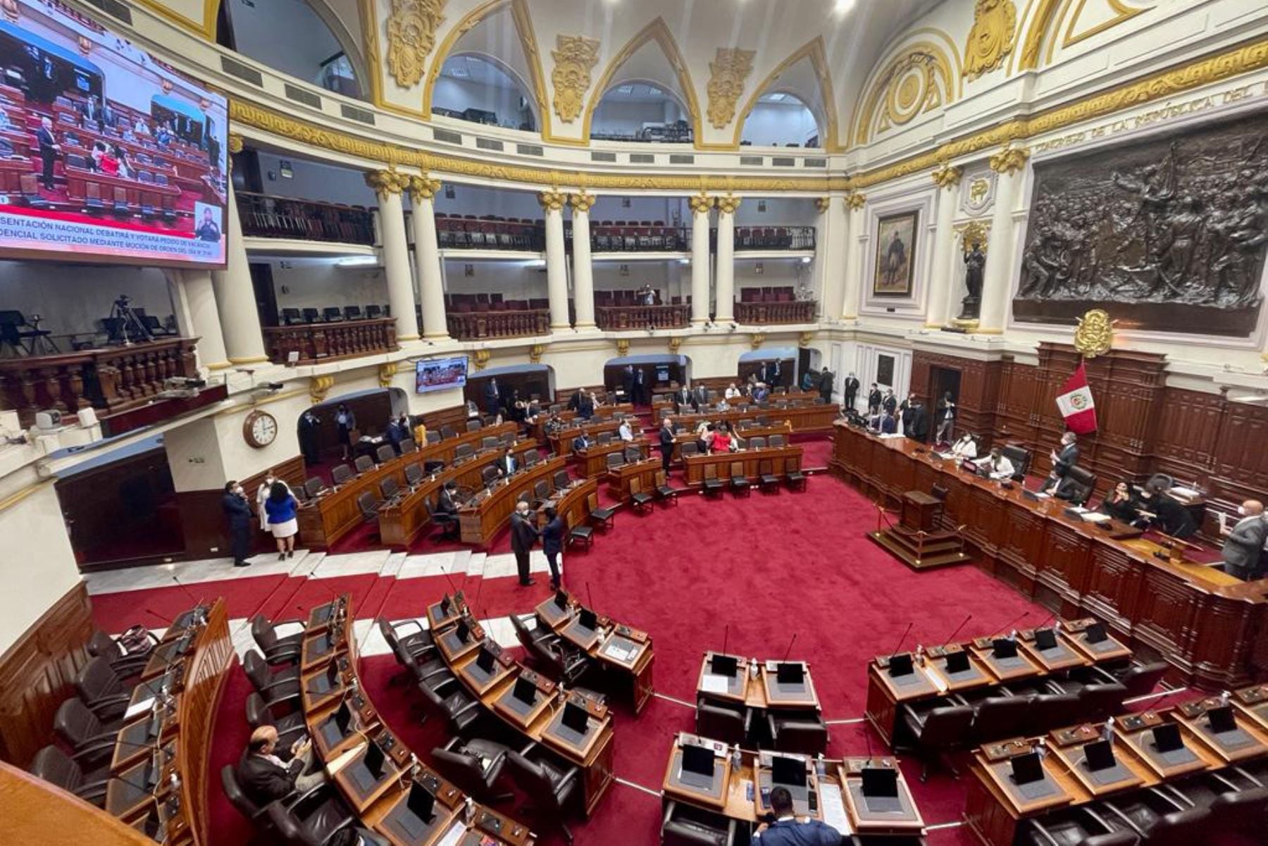 Congreso de la República deja en suspenso votación para regresar a la bicameralidad. (Andina)