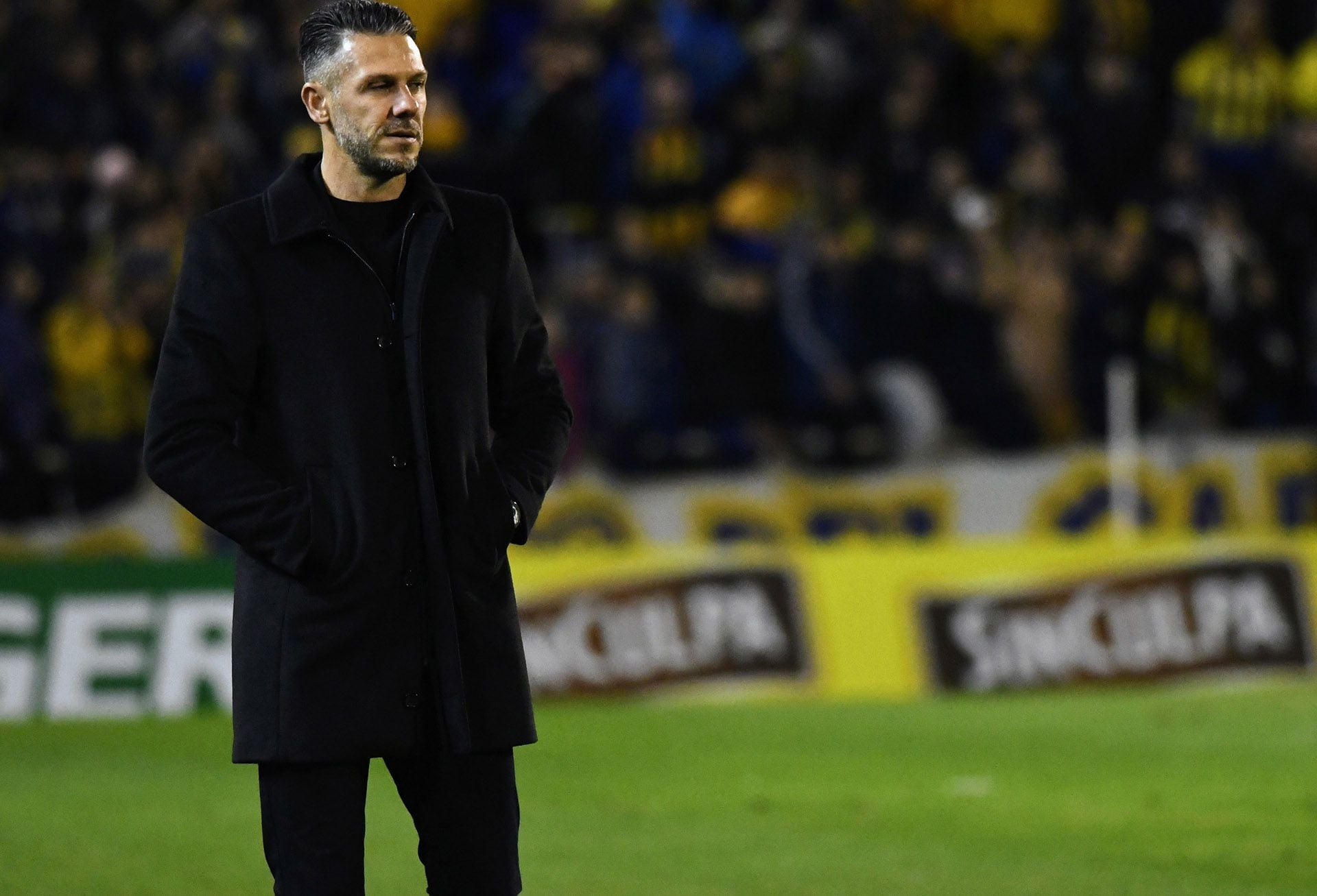 Martín Demichelis disfrutó del empate sobre la hora ante Rosario Central (Crédito: Foto Baires)