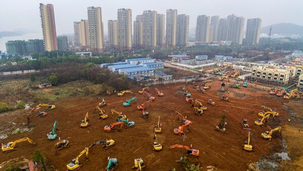 El nuevo hospital tendrá capacidad para atender a mil pacientes (Foto de STR/ AFP/ China OUT)