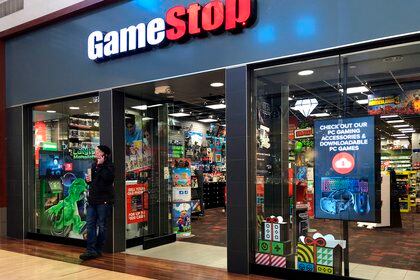 Vista de una tienda de GameStop en Estados Unidos. EFE/Tannen Maury/Archivo
