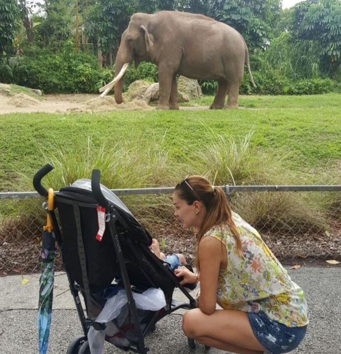 Ninel Conde and her son