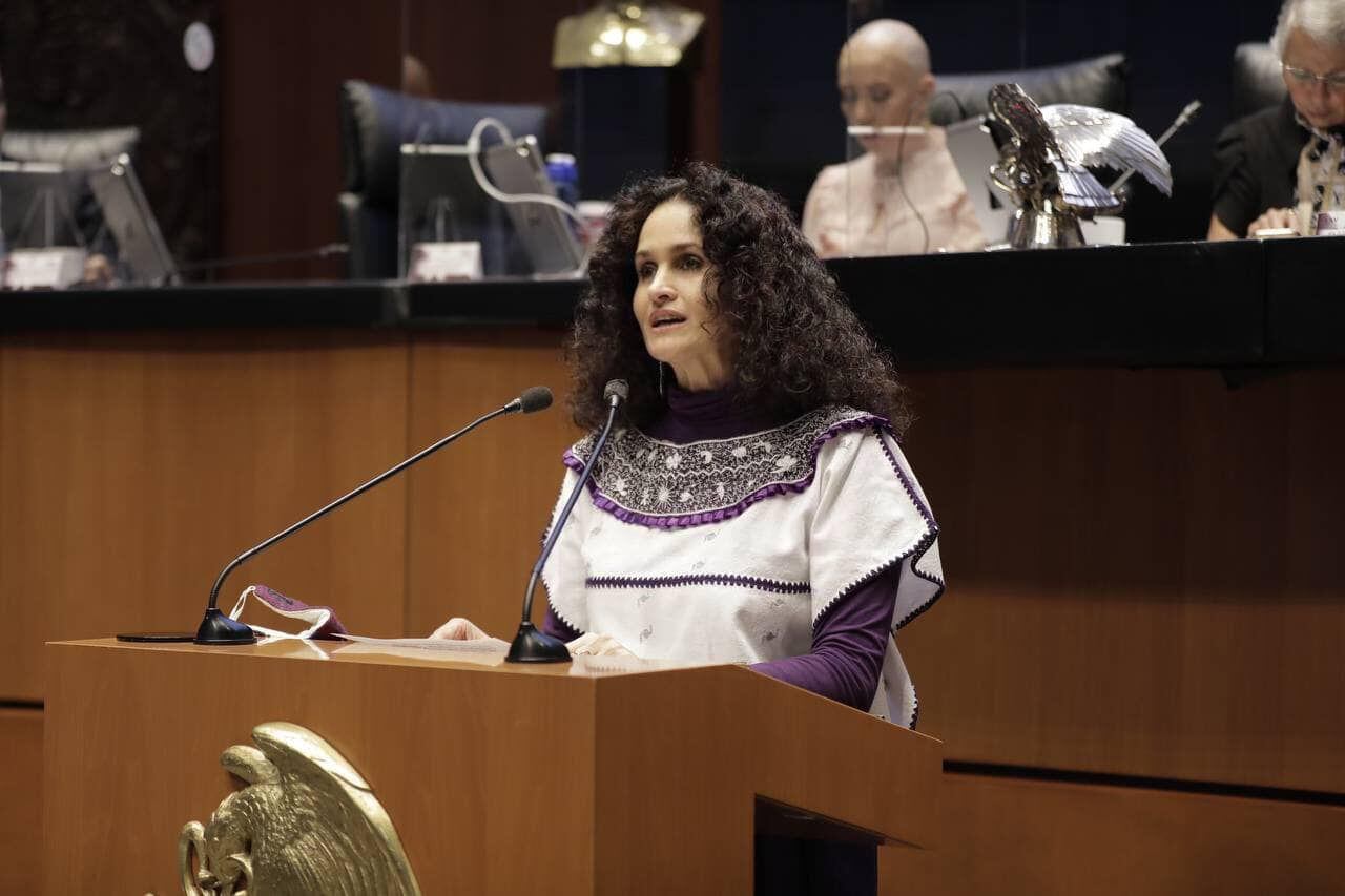 Susana Harp forderte Mario Delgado auf, ihn in Oaxacas Kandidatur zum Guten zu schlagen