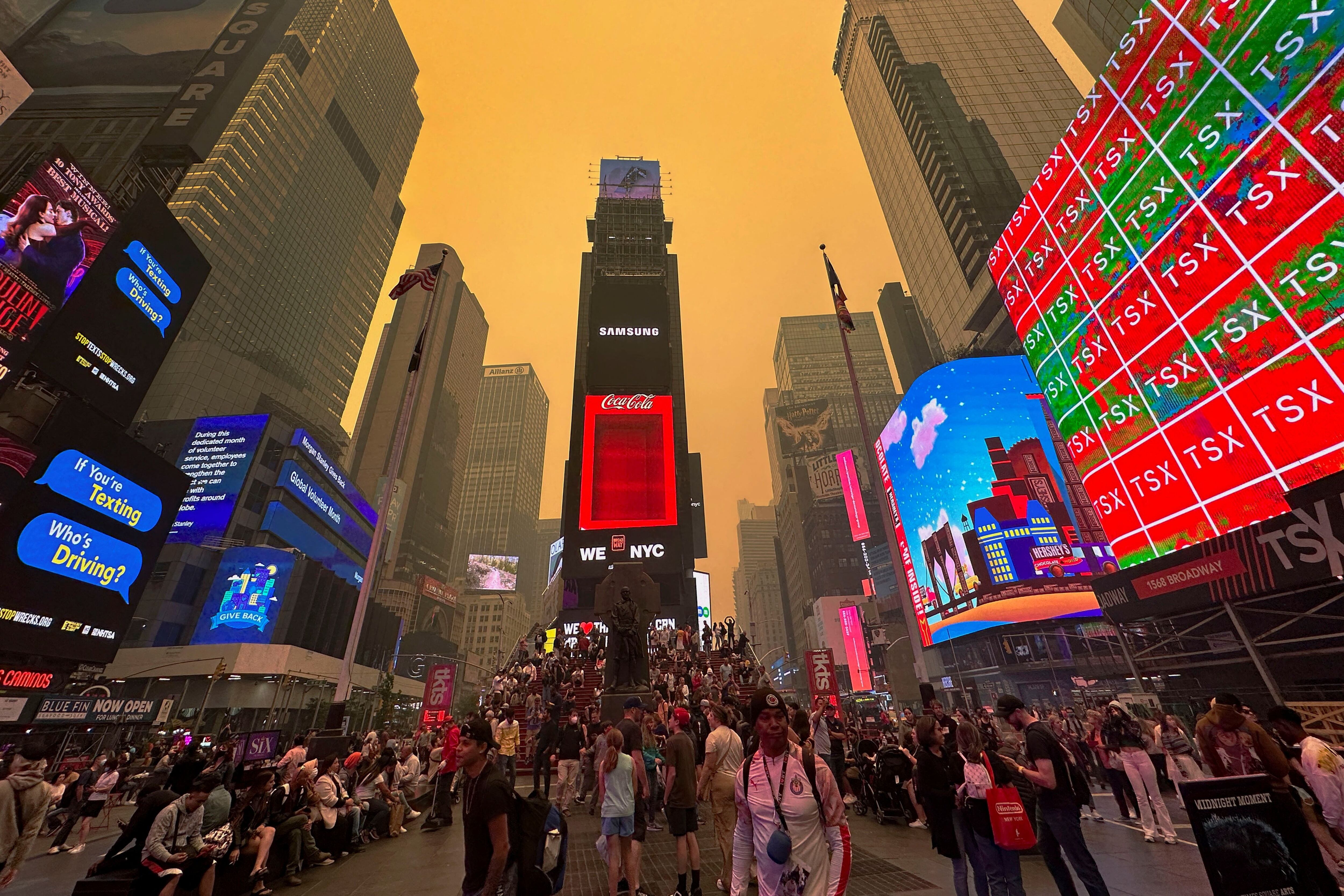 Times Square, en el corazón de Manhattan (REUTERS/Maye-E Wong)