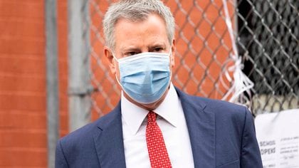 El alcalde de Nueva York, Bill de Blasio. EFE/Justin Lane/Archivo