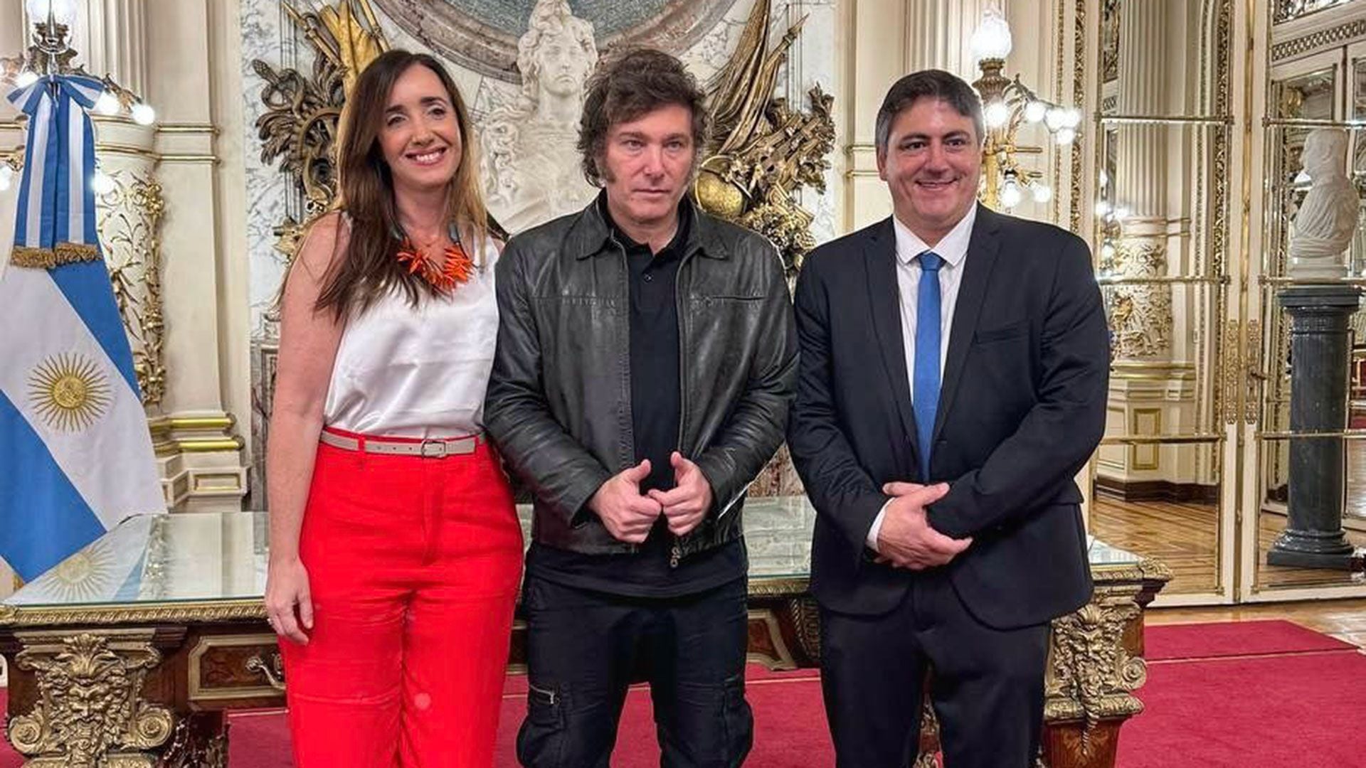 Javier Milei y Victoria Villarruel se reunieron con los senadores de La Libertad Avanza