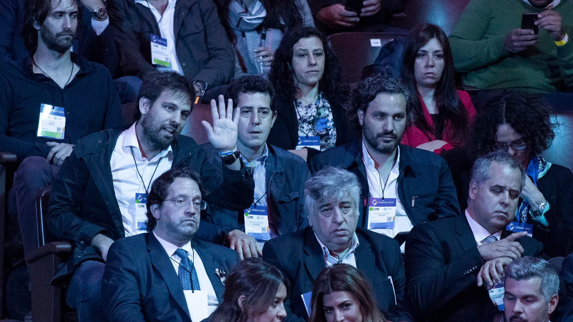 "Wado" De Pedro, Marco Lavagna, entre los dirigentes que presencian el debate