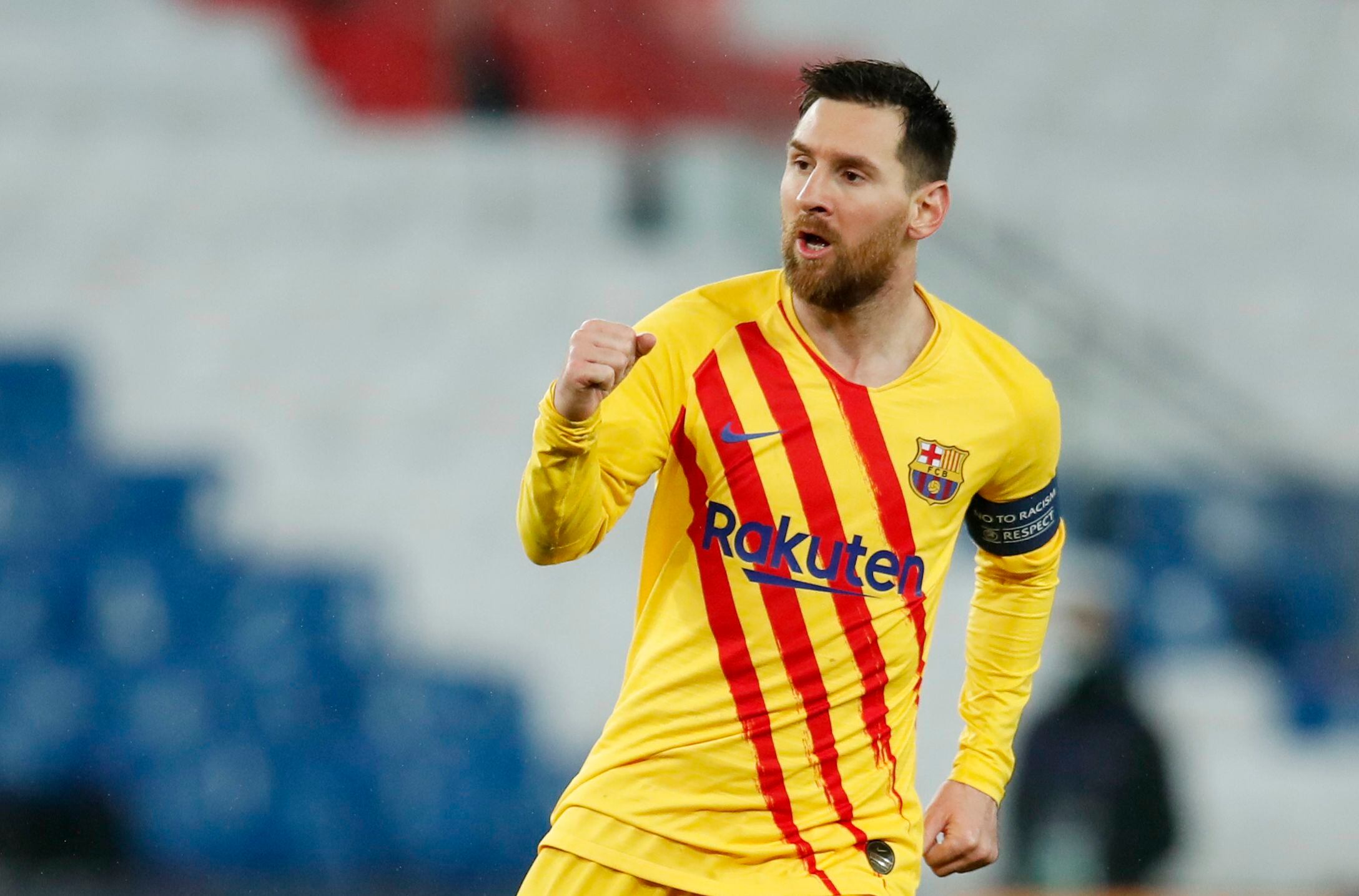 Lionel Messi empató el partido con un impresionante remate (REUTERS/Gonzalo Fuentes)