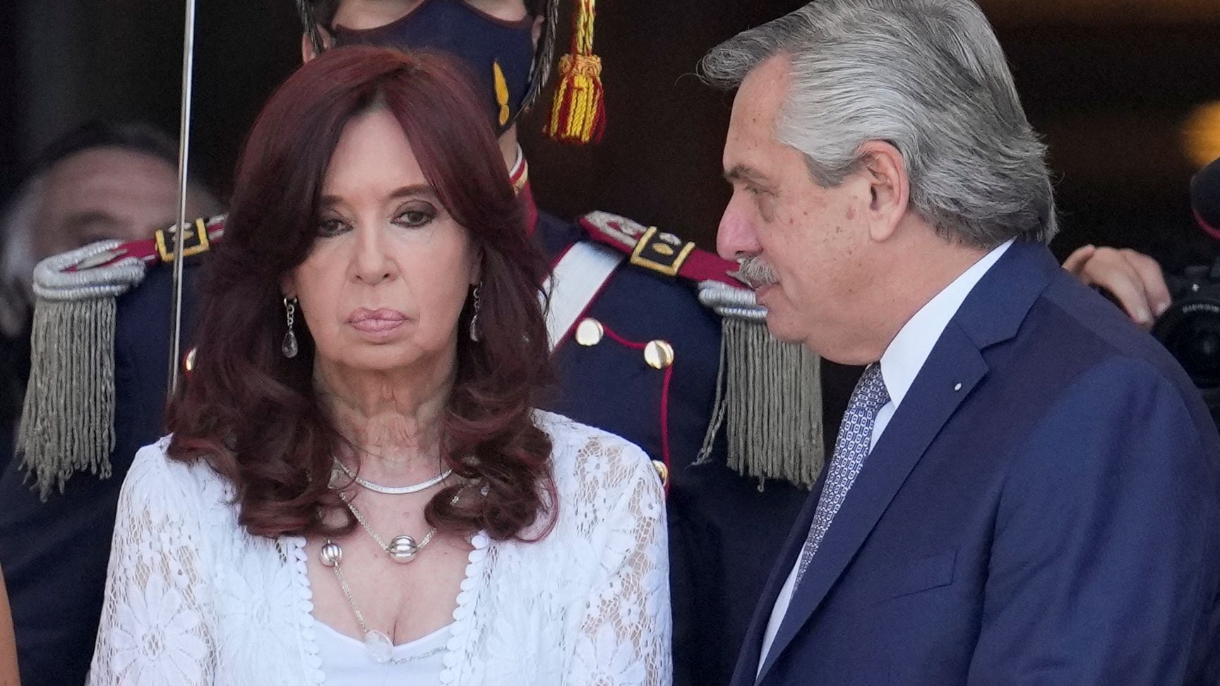 Alberto Fernandez y Cristina Fernandez de Kirchner durante la Asamblea Legislativa de 2022