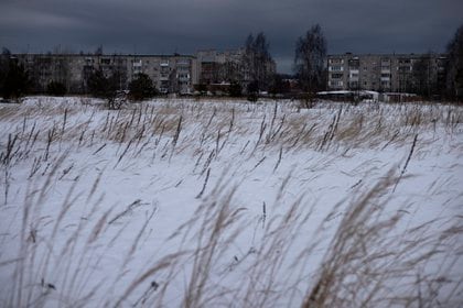 Edificios residenciales cerca de la colonia penal. (Dimitar DILKOFF / AFP)