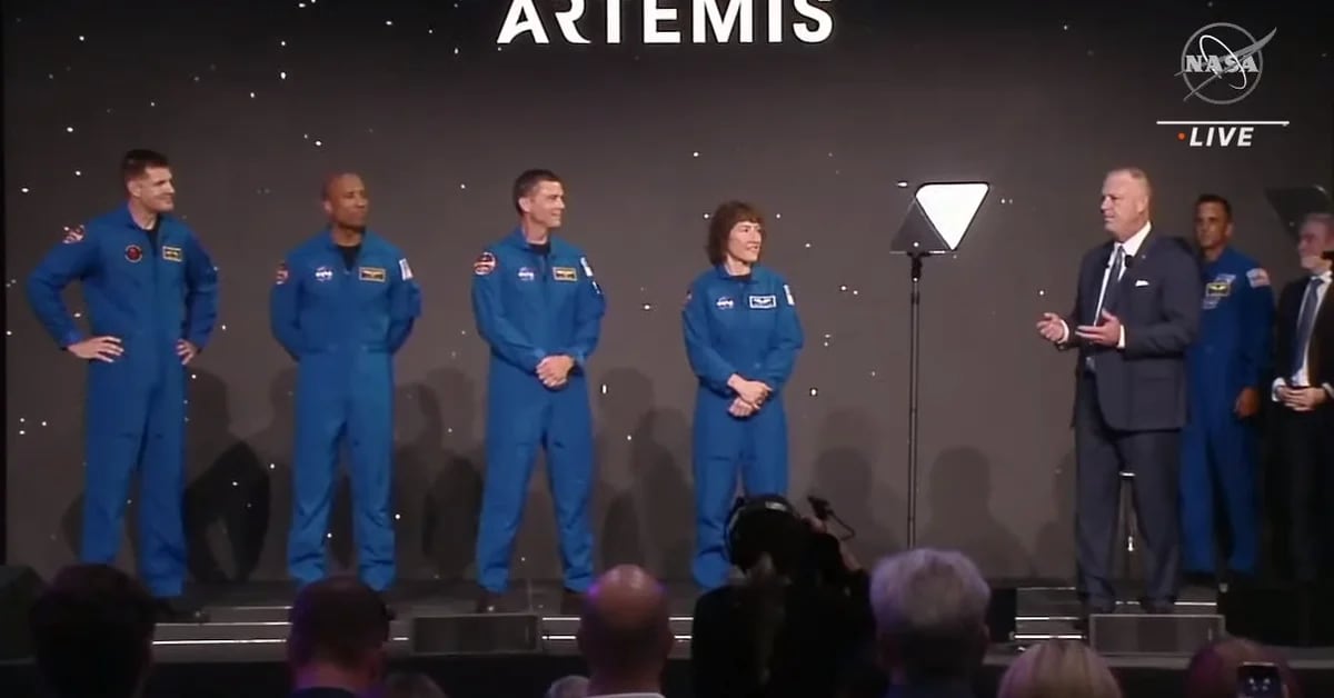 La NASA anunció quiénes son los cuatro astronautas que retomarán los viajes tripulados a la Luna después de medio siglo