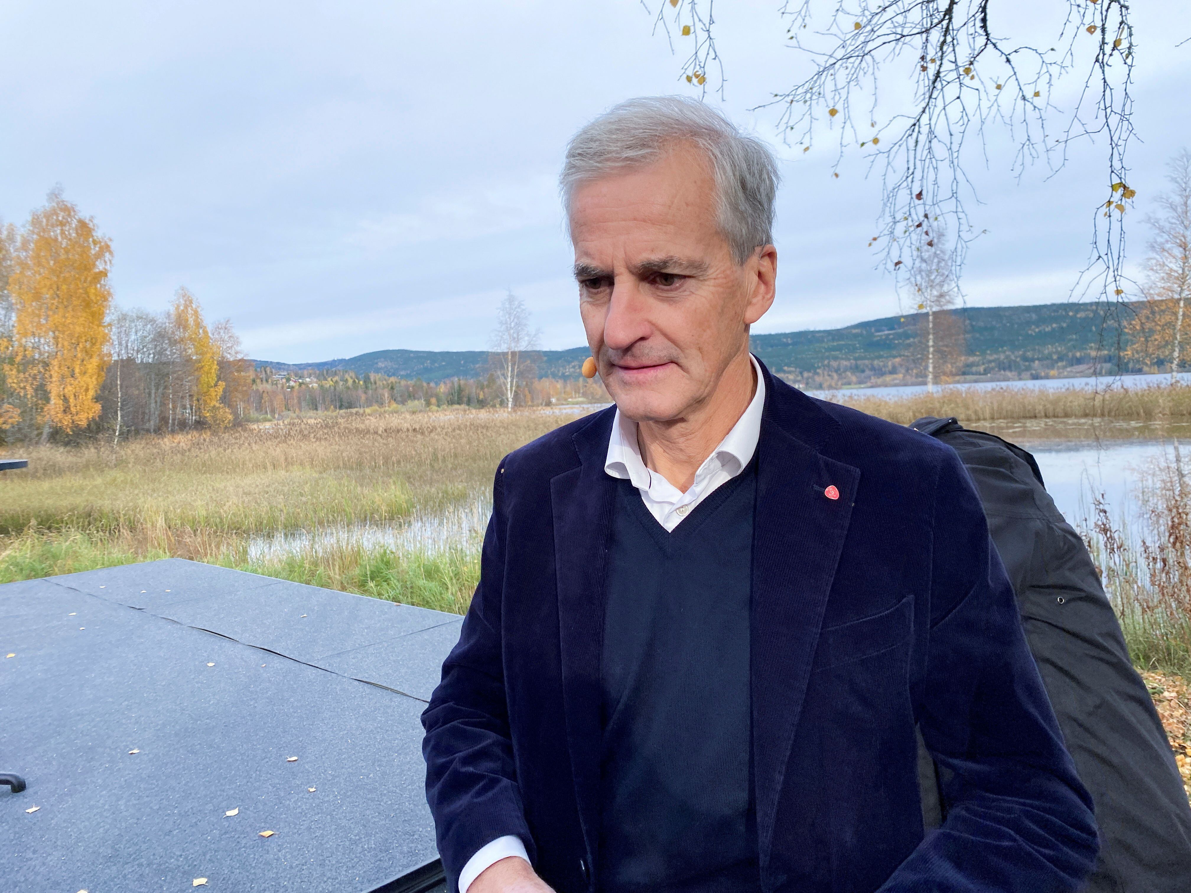 FILE PHOTO: Norway's incoming Prime Minister and Labor leader Jonas Gahr Stoere in Hurdal, Norway on October 13, 2021. REUTERS / Victoria Klesty
