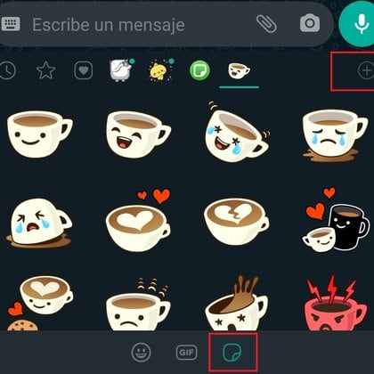 Los stickers animados son una de las novedades que llegaron a WhatsApp este año