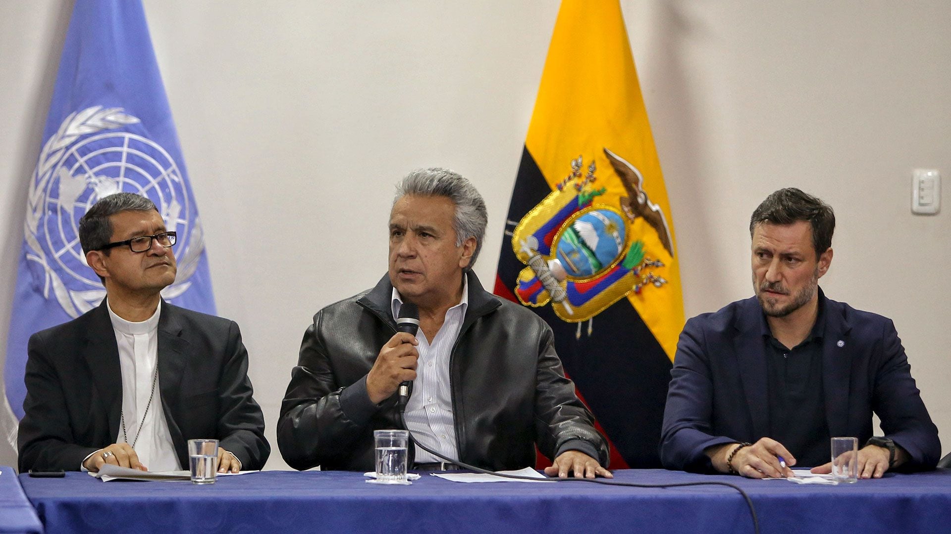 Lenín Moreno aclaró que no dialogará con el correísmo, al que acusa de orquestar los hechos de violencia (AFP)