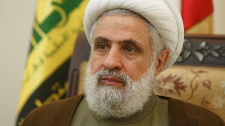 FILE PHOTO: Lebanon's Hezbollah deputy leader Sheikh Naim Qassem is pictured during an interview with Reuters at his office in Beirut's suburbs, Lebanon August 3, 2016. REUTERS/Aziz Taher/File Photo