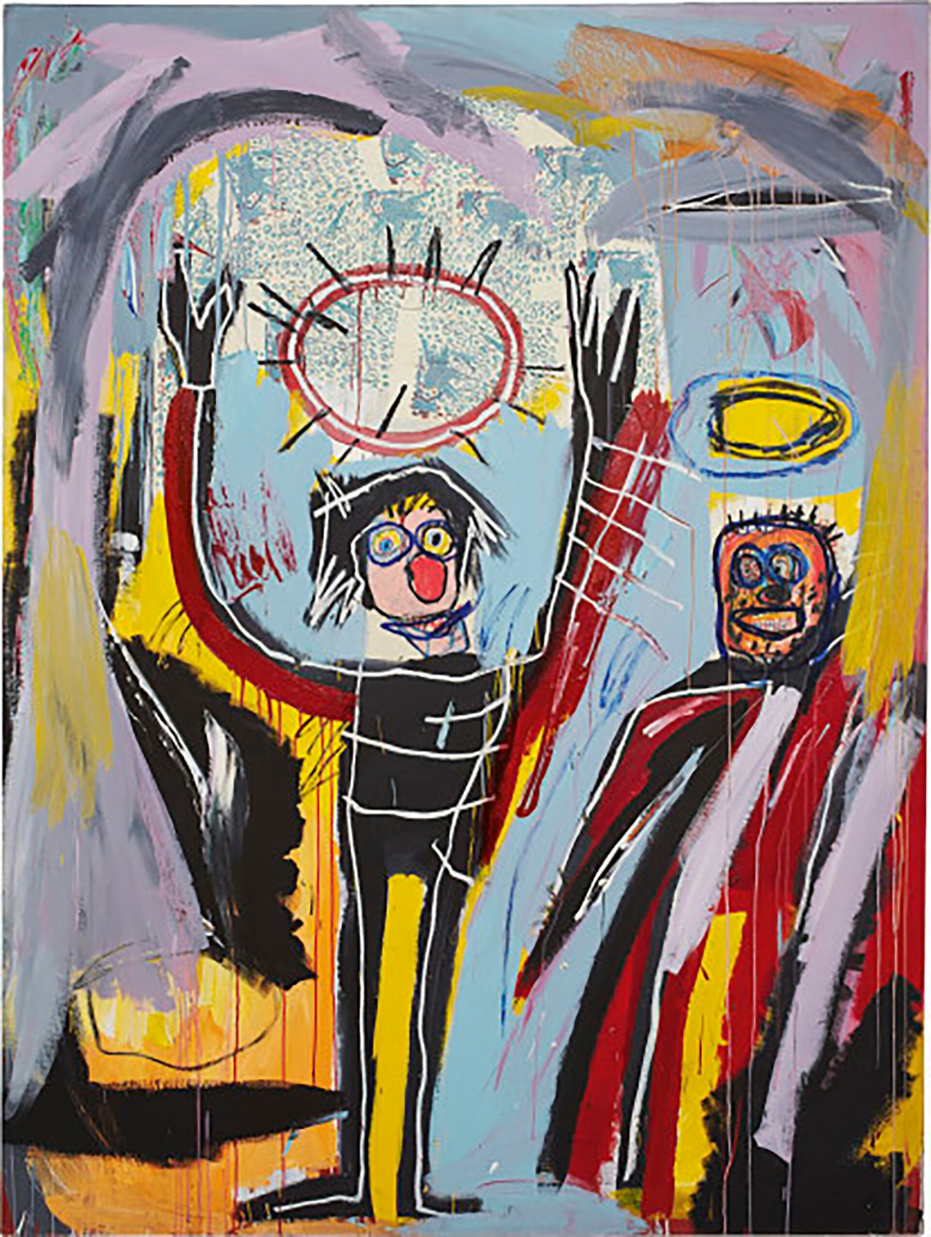 The work Humidity, by Basquiat INIGO PHILBRICK