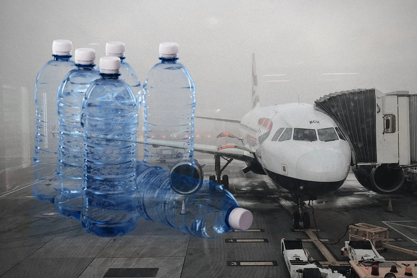 Why is it forbidden to travel with a bottle of water on the plane? - Infobae