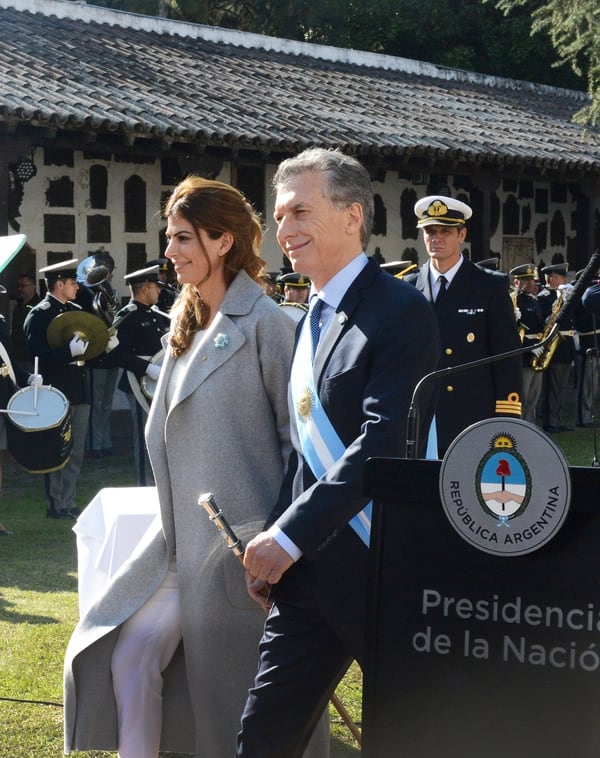 El Jefe de Estado estuvo acompañado por la primera dama, Juliana Awada (Presidencia)