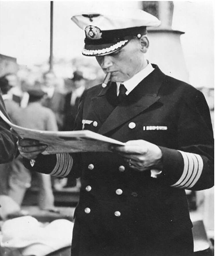 El capitán de navío Hans Langsdorff en Buenos Aires