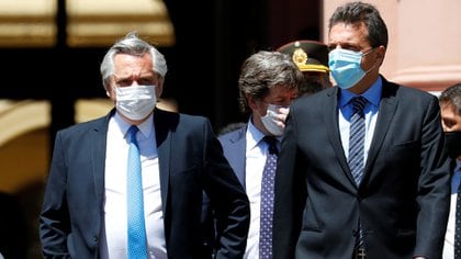 El jueves Massa se reunió con el Presidente y los principales integrantes del Frente de Todos para abordar el tema de las PASO (foto archivo REUTERS/Agustin Marcarian)