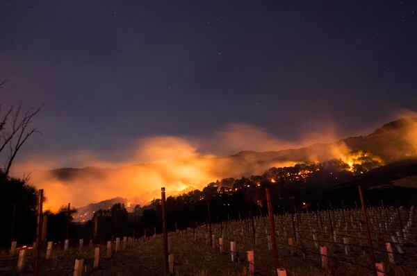 Incendios en los valles de California (AFP)