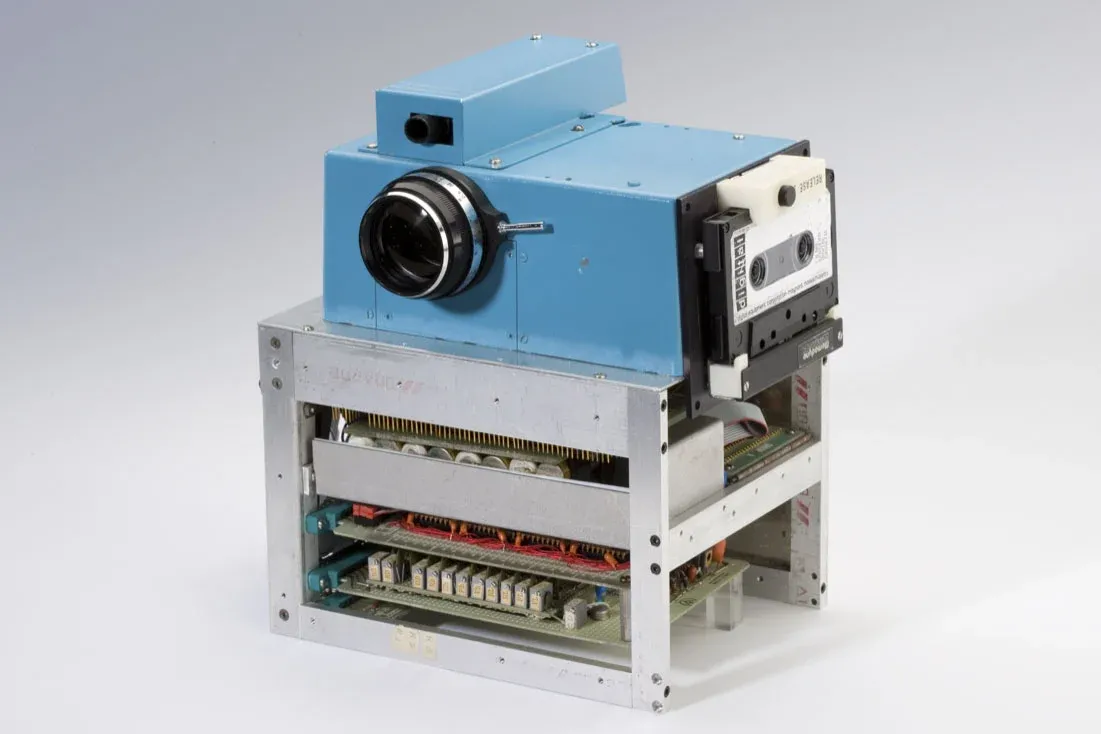 Prototipo de cámara digital. Cortesía de Eastman Kodak Company