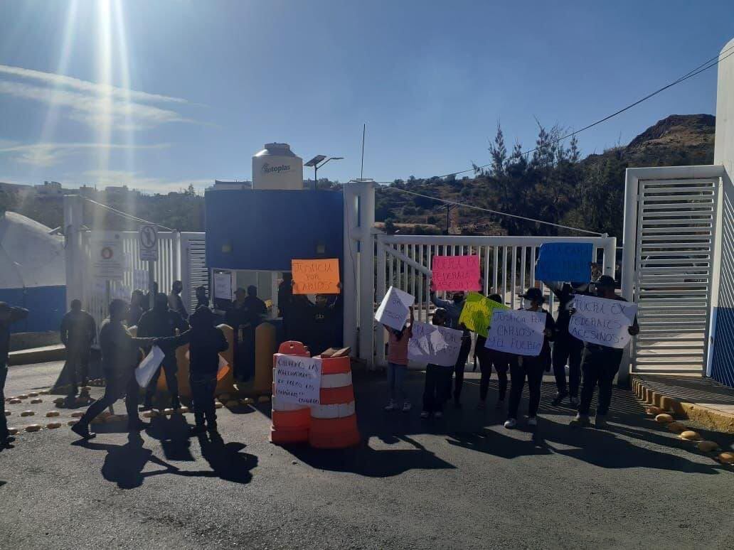 State police demonstrated for drug violence in Zacatecas