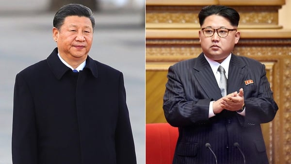 Xi Jinping y Kim Jong-un