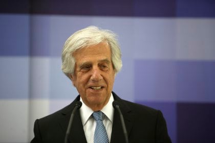 En la imagen, el fallecido expresidente de Uruguay Tabaré Vázquez (EFE/Sarah Yáñez-Richards/Archivo)
