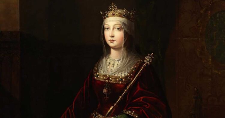 Isabel I de Castilla, que pasó a la historia como Isabel la Católica, abuela de Carlos I de España