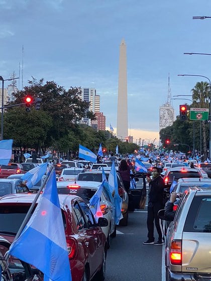 La protesta se sintió con fuerza en todo el país